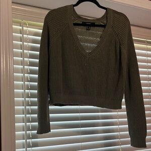 Forever 21 Olive Green Sweater